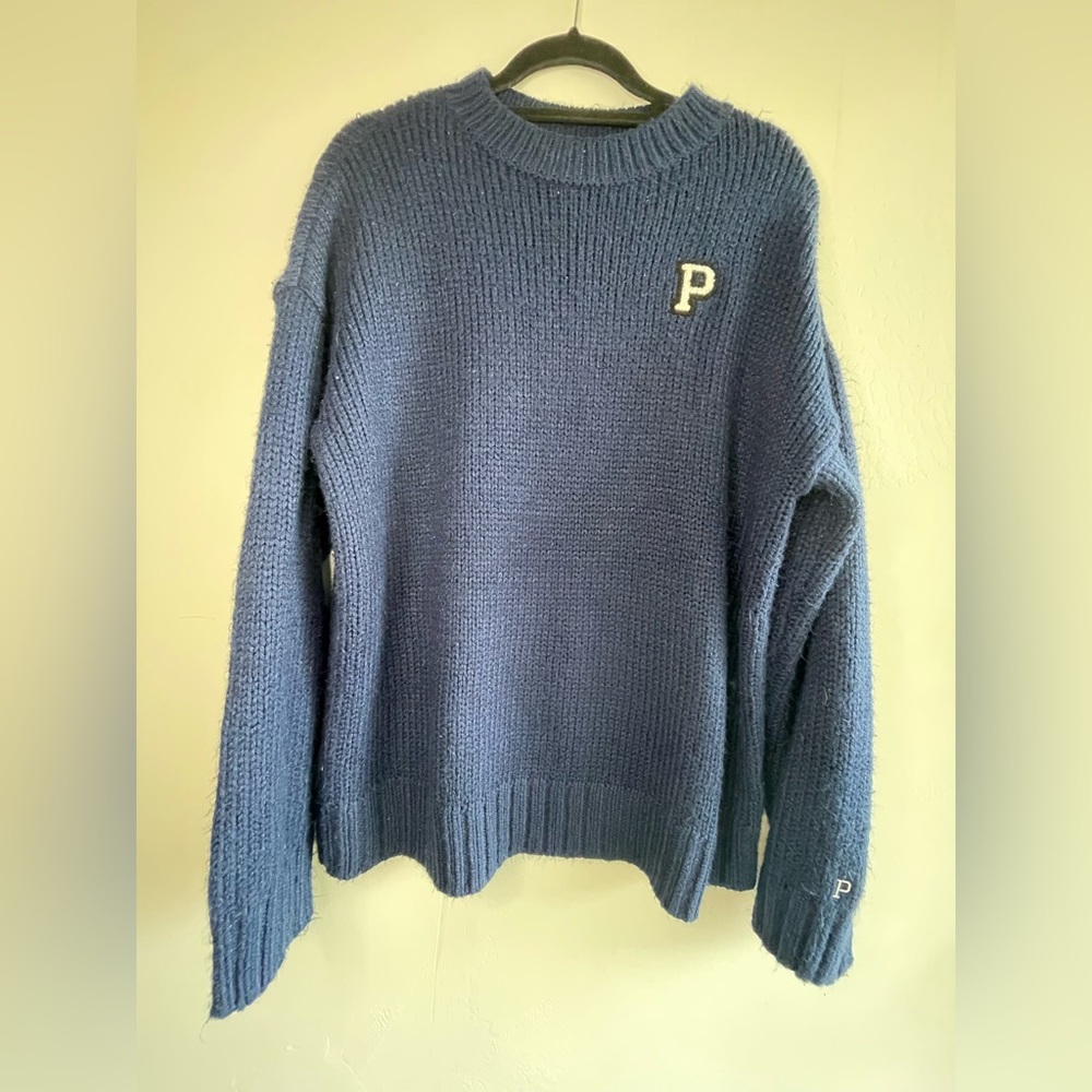 Victoria's Secret PINK Navy Blue Sweatshirt